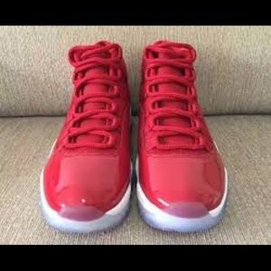 Red Jordan 11’s